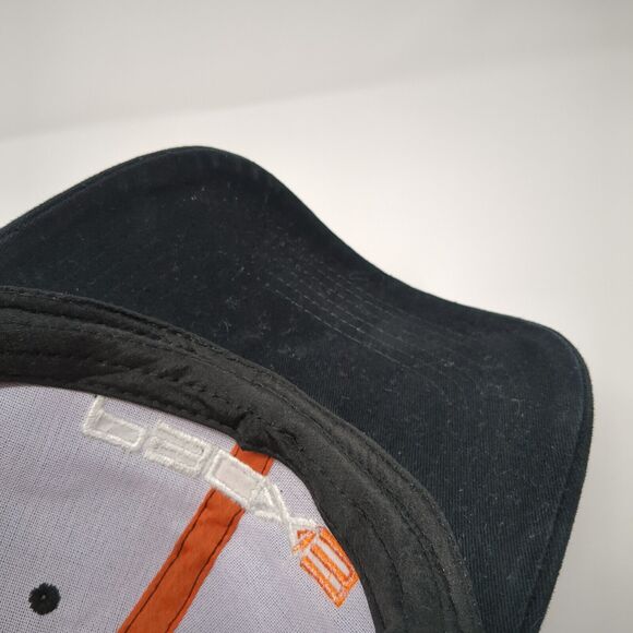 P90X3 Strapback Hat Black One Size Solid Adjustable Embroidered Piping - Picture 7 of 8